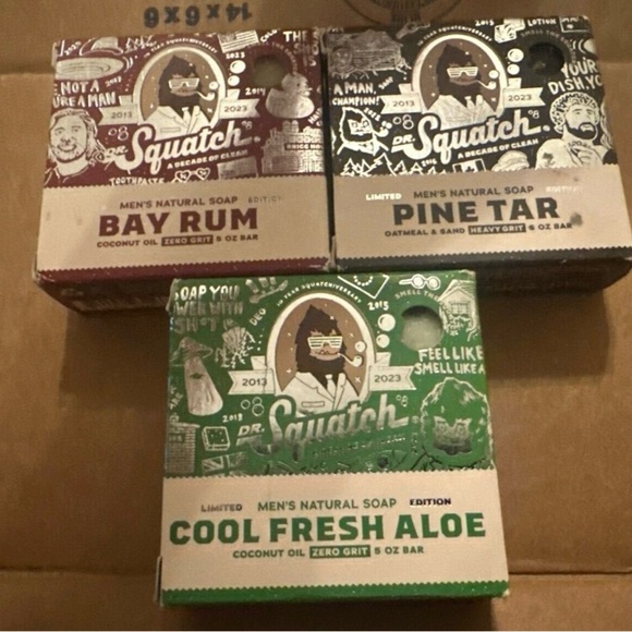 Dr Squatch 10 Year Anniversary Edition Bars LID